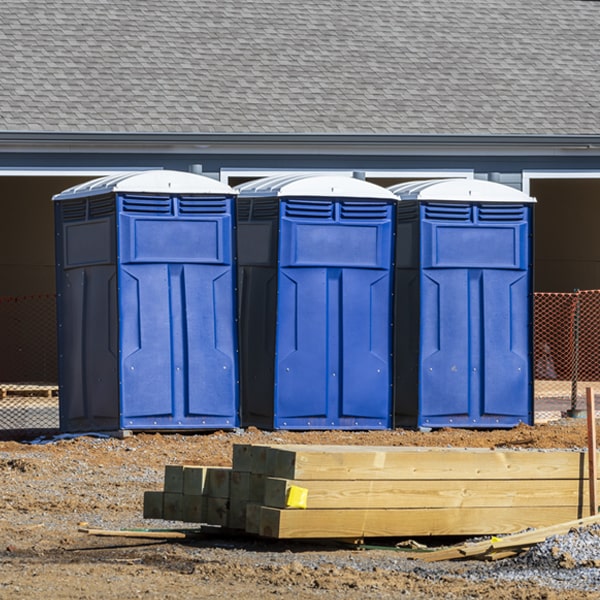 what is the maximum capacity for a single porta potty in Arnold MI